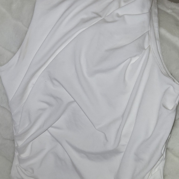 Women's White Tank Top - Picture 2 of 2